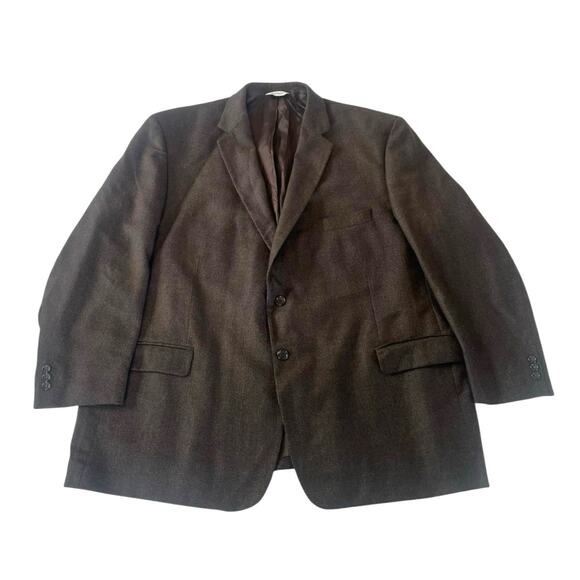 Joseph & Feiss 100% Lambswool Two-Button Classic Blazer Size 54R Academia - Picture 1 of 10